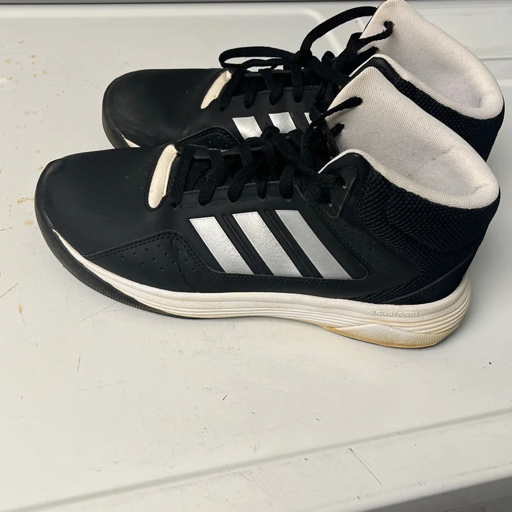 ADIDAS Cloudfoam Ilation Mid Men’s Basketball shoes Black Silver size 9 Sneakers - Picture 8 of 9
